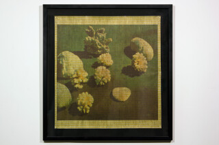 Hany Armanious Moonshine, 2001; inkjet print on chux cloth; 65 x 61 cm; 78.2 x 74.2 cm (frame size); enquire