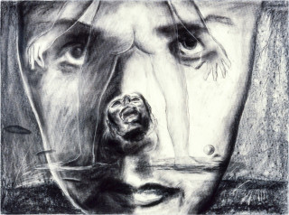 Ken Unsworth Untitled, 1987; charcoal on paper; 76 x 102 cm; enquire