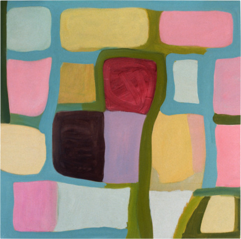Angela Brennan Untitled (Edelweiss, Buangor), 1997; oil on canvas; 137.5 x 137.5 cm; enquire