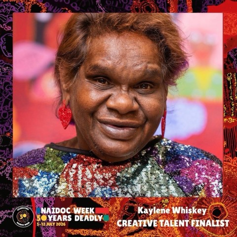 Kaylene Whiskey announced as finalist in the Creative Talent Award at the 2026 National NAIDOC Awards