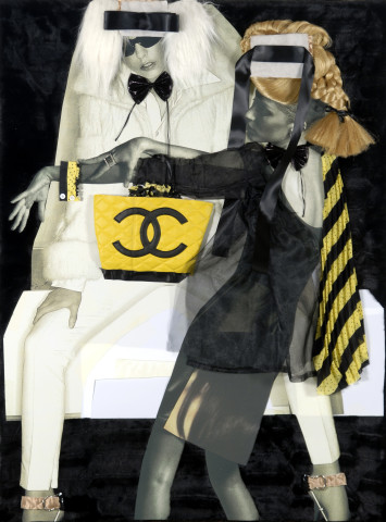 Jacqueline Fraser "Darling a cutsie little Tracey Emin Chanel hand-bag collaboration", 2008; mixed media; 123 x 93.5 x 14 cm; Enquire