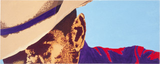 Maria Kozic Western Spaghetti (e.), 1984; acrylic on canvas; 60.5 x 152 cm; enquire