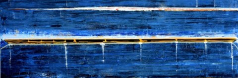 John Firth-Smith Lights, 2003; oil on linen; 4 x 12ft; enquire