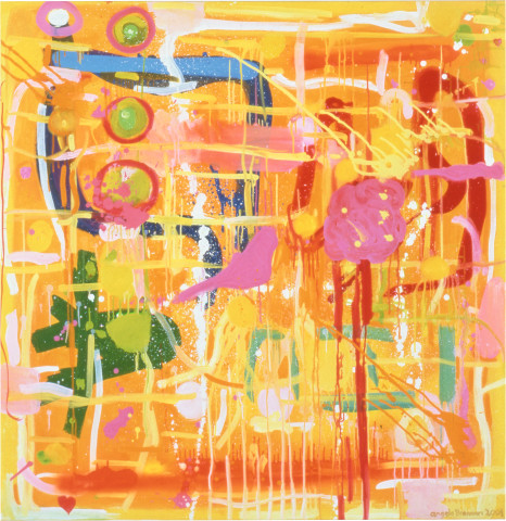 Angela Brennan Andiamo, andiamo, 2001; Oil on linen; 121.5 x 120.5 cm; enquire