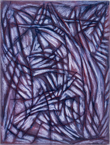 Marion Borgelt #XV: Door of Secrets, 1985; from the series A Link Between the Two; pastel on paper; enquire