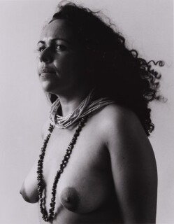 Fiona Foley Badtjala Woman A, 1994; Set of 3 images; Sepia Photograph; 45 x 35 cm; Edition of 10; enquire
