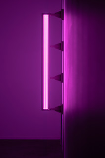 Callum Morton City Lights #12, 2026; steel, powder coating, lights; 130 x 24.5 x 12 cm; enquire