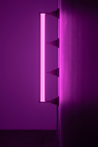 Callum Morton City Lights #12, 2026; steel, powder coating, lights; 130 x 24.5 x 12 cm; more info; enquire