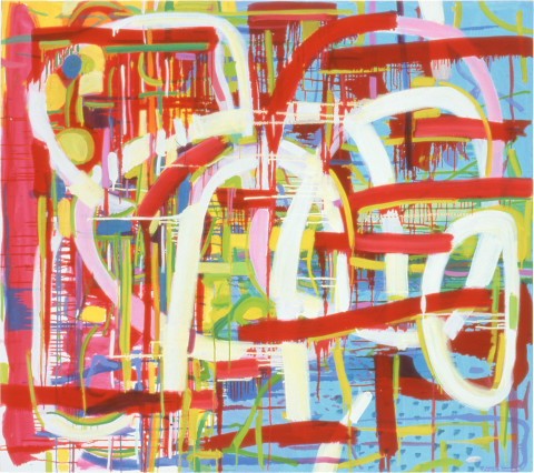 Angela Brennan Room Enough to be Anywhere, 2000; Oil on linen; 122 x 138 cm; enquire