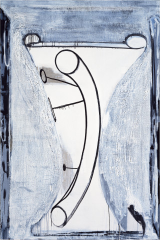 John Firth-Smith Why, 1996; oil on linen; 183 x 122 cm; enquire