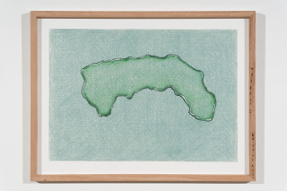 Callum Morton Spill #1, 2024; pencil and gouache on paper; 30 x 42 cm; enquire