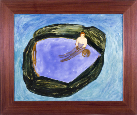 Joan Ross Lesson In Change (No.2), 1989; oil, acrylic and resin on masonite; 61 x 76 cm; enquire