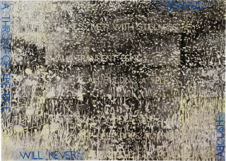 Imants Tillers Pollen, 2021; synthetic polymer paint, gouache on 25 canvasboards, nos. 112717–112741; 126.5 x 177 cm; more info; enquire