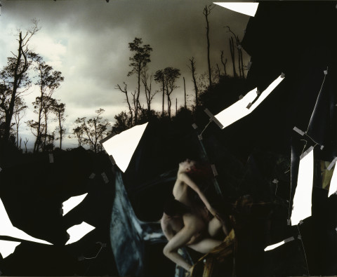 Bill Henson Untitled, 1994; type C photograph, adhesive tape, pins, glassine; 200.1 x 244.5 cm; enquire