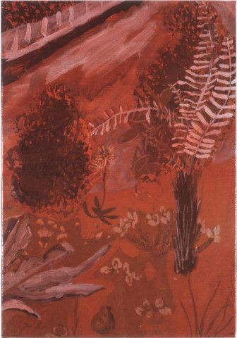 Geoff Lowe Naming II, 1987; acrylic on linen; 51 x 35 cm; enquire