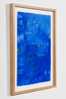 Callum Morton Door #7, 2025; pencil and gouache on paper; 42 x 30 cm; enquire