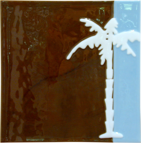 Kathy Temin Abstract Moment, 13, 2002; fused glass; 31 x 31 cm; enquire
