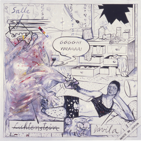 Juan Davila Obituary, 1984; oil on canvas; 200 x 200 cm; enquire