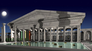 Callum Morton Roman World, 2004; digital print; 94.5 x 170 cm; Edition of 12; enquire