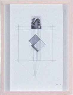 Alex Hartley Plan 1, 1996; photograph & pencil on paper; 42 x 30 cm; enquire
