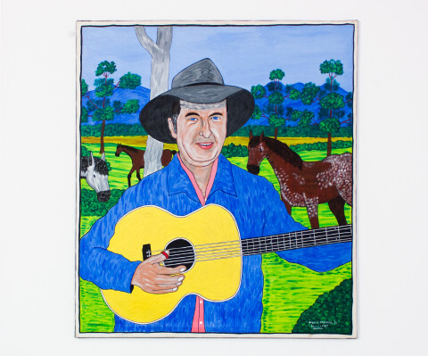 Robert Campbell Jnr Slim Dusty, 1988; 123 x 109 cm; enquire