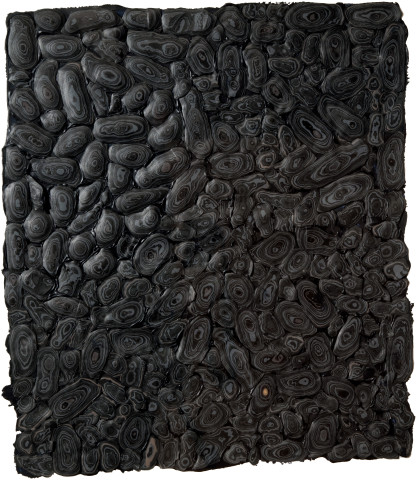 Rohan Wealleans Black Harvest, 2010; house paint on paper; 100 x 69 cm; enquire