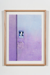 Callum Morton Door #10, 2025; pencil and gouache on paper; 42 x 30 cm; enquire