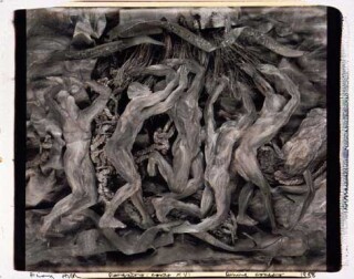 Fiona Hall Divine Comedy Purgatory, canto XVI: The Wrathful, 1988; polaroid photograph; 53 x 68 cm; series of 12 images; enquire