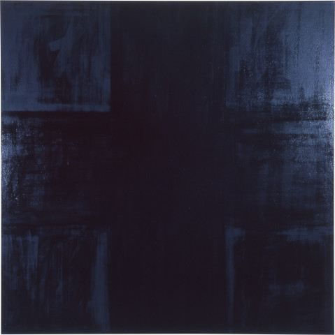 Lindy Lee Untitled, 1986; oils on canvas; 152 x 152 cm; enquire
