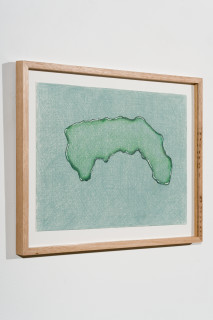 Callum Morton Spill #1, 2024; pencil and gouache on paper; 30 x 42 cm; enquire