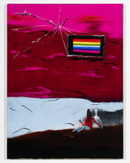 Mia Boe Paradise, 2026; oil and acrylic on linen; 82 x 62 cm; enquire
