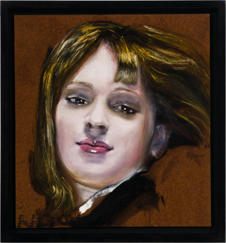 Louise Hearman Untitled #  1026, 2003; oil on masonite; 33 x 31 cm; enquire