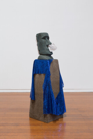 Mikala Dwyer Sad, 2018; fibreglass, tissue box, fabric; 100 x 30 x 35 cm; enquire