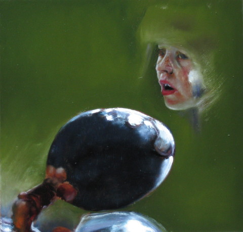 Louise Hearman Untitled #1160, 2005; oil on masonite; 40 x 42 cm; enquire