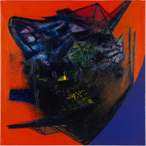 Gareth Sansom Animal Farm (George Orwell), 2012; oil and enamel on linen; 60 x 60 cm; enquire