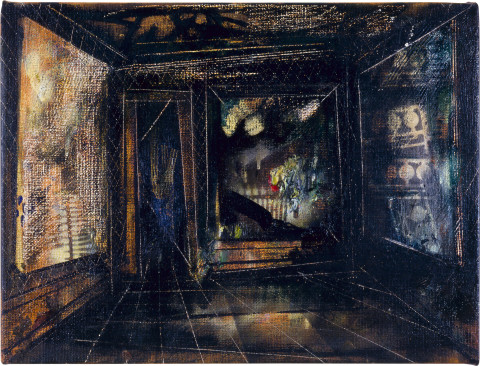 Victor Rubin Fragmented Impressions, 1987; oil on canvas; 30 x 51 cm; enquire