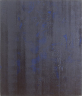 Lindy Lee The Imagined Disharmony of the Spheres, 1991; oils and wax on canvas; 195.5 x 164.5 cm; enquire