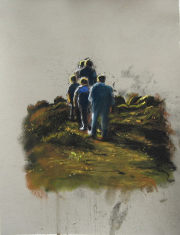 Louise Hearman Untitled #1073, 2005; pastel on coloured paper; 30 x 23 cm; enquire