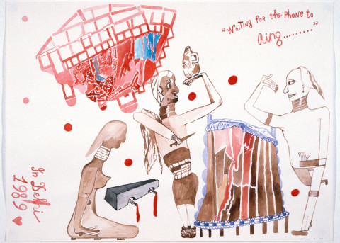 Gareth Sansom Patience, 1989; watercolour on paper; 56 x 76 cm; enquire