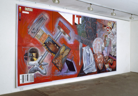 Juan Davila Neo-Pop, 1983-85; oil on canvas; 274 x 548 cm; enquire