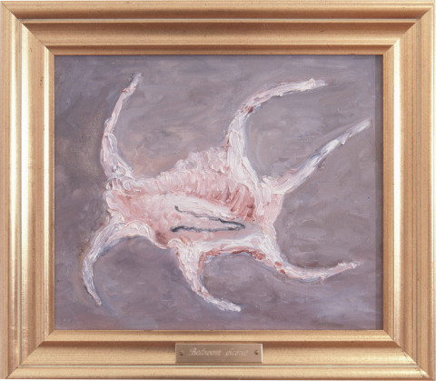 Fiona Hall Bedroom Scene, 1996; Oil on canvas; 29 x 24 cm; enquire