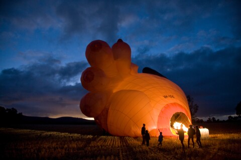 Patricia Piccinini Skywhale, 2013; hot air balloon; 3400 x 2300 x 2000 cm; enquire