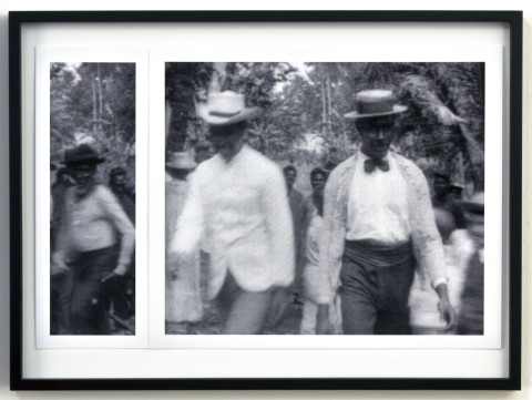 Destiny Deacon and Virginia Fraser Untitled, 2011; assemblage, black and white inkjet prints ; 53 x 71 cm (framed); Edition of 5 + AP 2; enquire