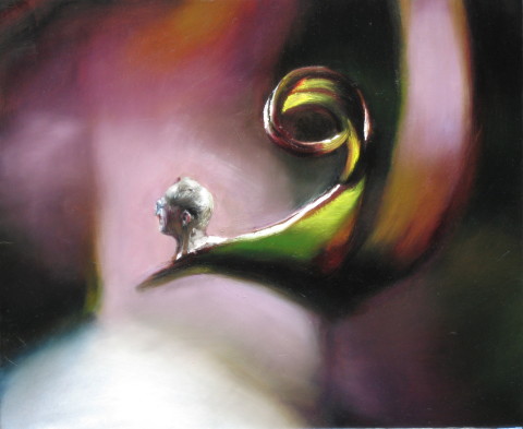 Louise Hearman Untitled #1079, 2004; oil on masonite; 39 x 48 cm; enquire