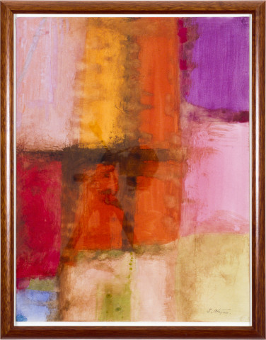 Sam Atyeo Square On, 0; gouache on paper; 65 x 50 cm; enquire