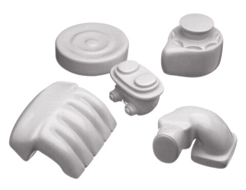 Patricia Piccinini Giblets—white, 2000; Resin, automotive paint; Dimensions variable; Edition of 6; enquire