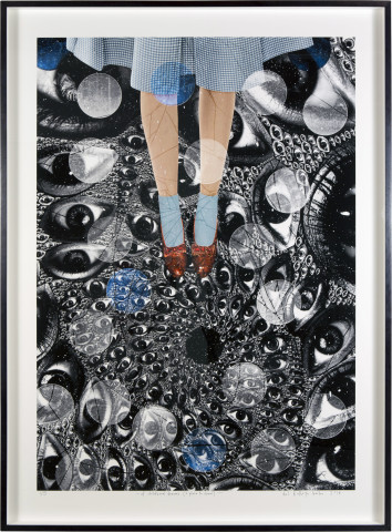 Del Kathryn Barton of childhood dreams (a place to stand), 2014; archival pigment ink on rag; 130 x 92 cm; Edition of 5; Enquire