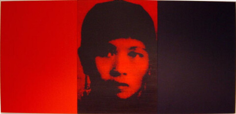 Lindy Lee Lee Wooi, 2003; Inkjet print, acrylic on board; 41 x 86 cm; 3 panels; enquire