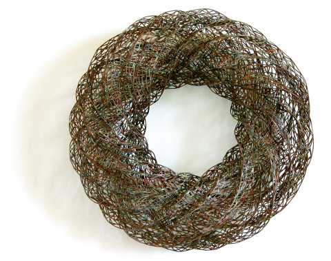 Bronwyn Oliver Freshwater, 2005; copper; 44 x 44 x 15 cm; enquire