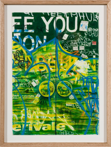 Callum Morton Door #9, 2025; pencil and gouache on paper; 42 x 30 cm; more info; enquire